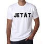 Mens Tee Shirt Vintage T Shirt Jetât X-Small White 00561 - White / Xs - Casual