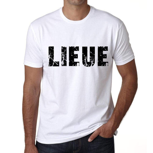 Mens Tee Shirt Vintage T Shirt Lieue X-Small White 00561 - White / Xs - Casual