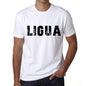 Mens Tee Shirt Vintage T Shirt Ligua X-Small White 00561 - White / Xs - Casual