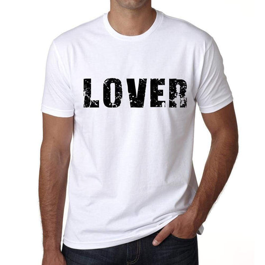 Mens Tee Shirt Vintage T Shirt Lover X-Small White - White / Xs - Casual