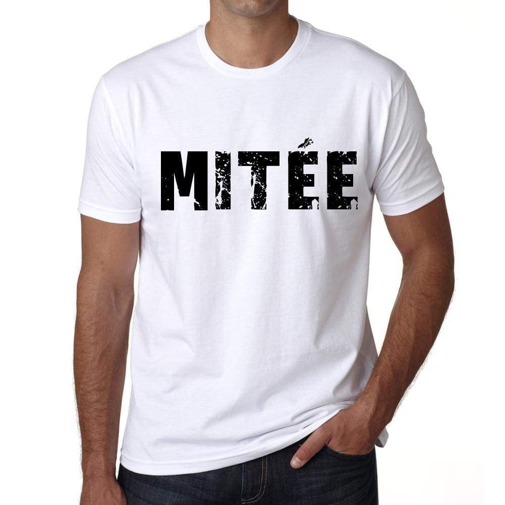 Mens Tee Shirt Vintage T Shirt Mitée X-Small White - White / Xs - Casual