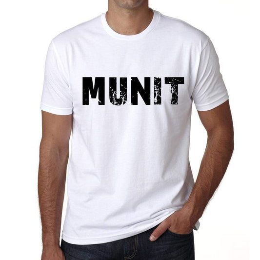 Mens Tee Shirt Vintage T Shirt Munit X-Small White - White / Xs - Casual