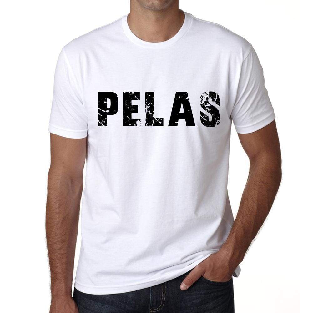 Mens Tee Shirt Vintage T Shirt Pelas X-Small White - White / Xs - Casual