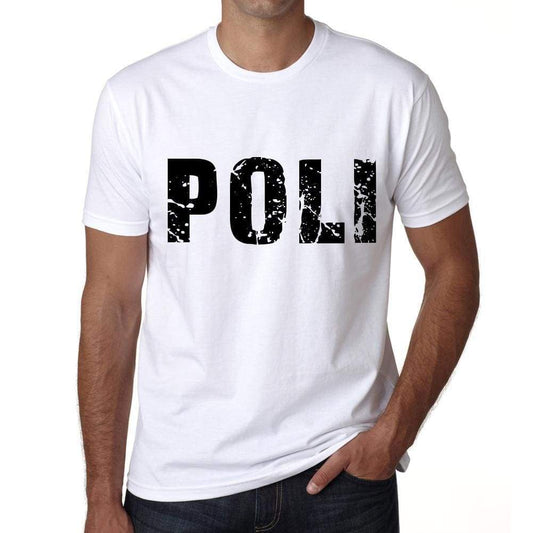Mens Tee Shirt Vintage T Shirt Poli X-Small White 00560 - White / Xs - Casual
