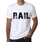 Mens Tee Shirt Vintage T Shirt Rail X-Small White 00560 - White / Xs - Casual