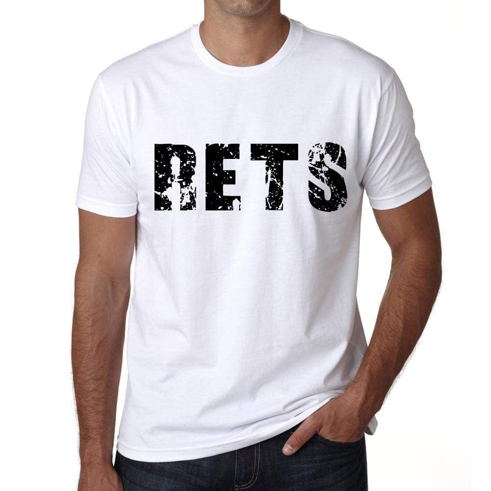 Mens Tee Shirt Vintage T Shirt Rets X-Small White 00560 - White / Xs - Casual