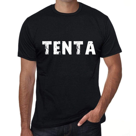Mens Tee Shirt Vintage T Shirt Tenta X-Small Black 00558 - Black / Xs - Casual