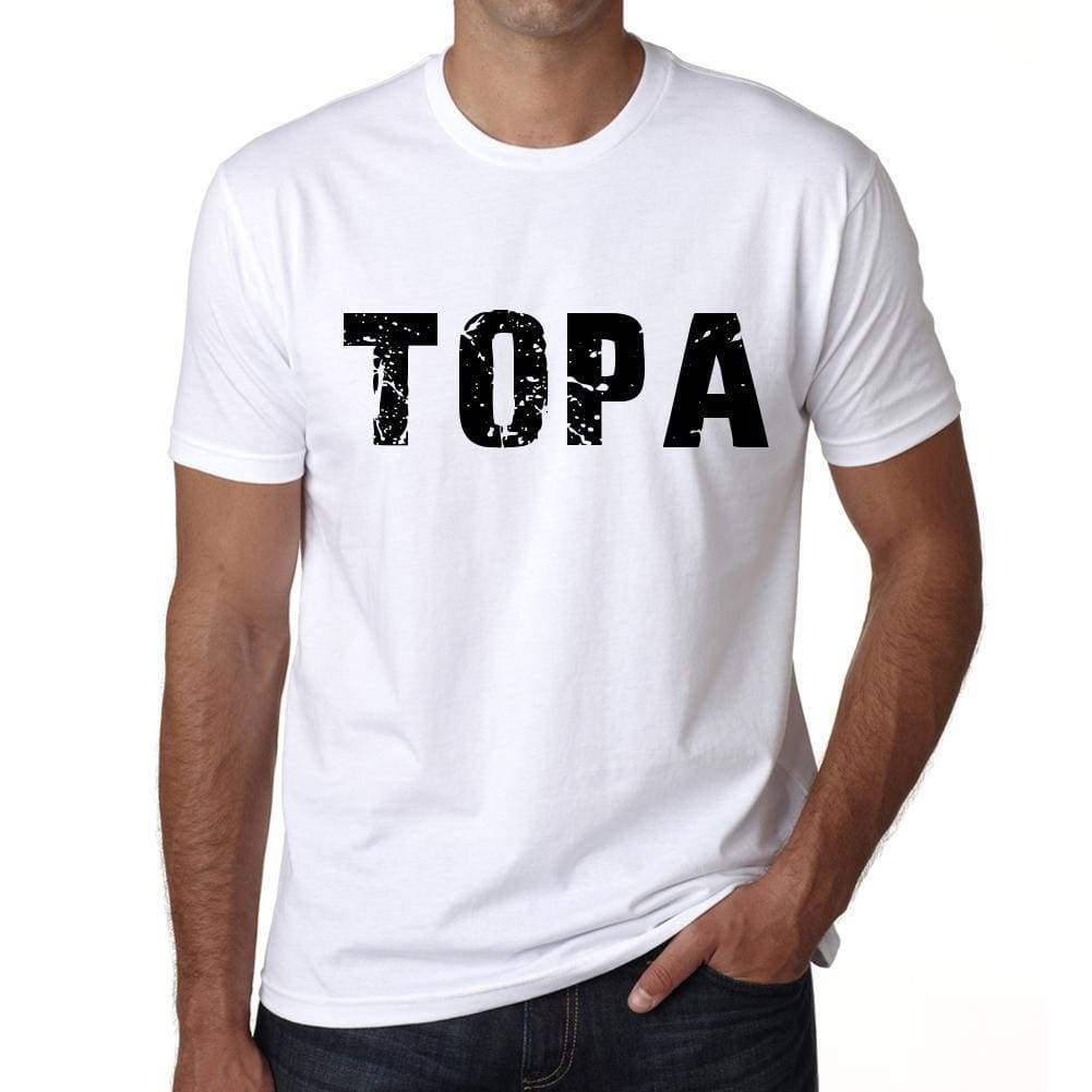 Mens Tee Shirt Vintage T Shirt Topa X-Small White 00560 - White / Xs - Casual