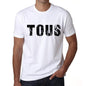 Mens Tee Shirt Vintage T Shirt Tous X-Small White 00560 - White / Xs - Casual