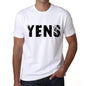 Mens Tee Shirt Vintage T Shirt Yens X-Small White 00560 - White / Xs - Casual