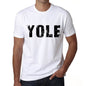 Mens Tee Shirt Vintage T Shirt Yole X-Small White 00560 - White / Xs - Casual