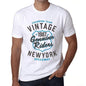 Mens Vintage Tee Shirt Graphic T Shirt Genuine Riders 1987 White - White / Xs / Cotton - T-Shirt