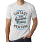 Mens Vintage Tee Shirt Graphic T Shirt Genuine Riders 2049 Vintage White - Vintage White / Xs / Cotton - T-Shirt