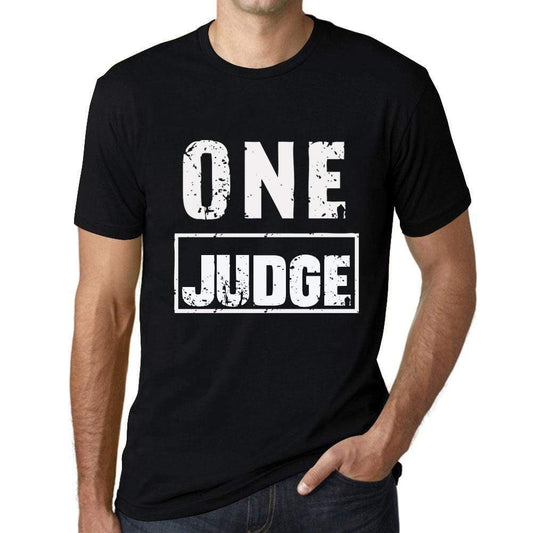 Mens Vintage Tee Shirt Graphic T Shirt One Judge Deep Black - Deep Black / Xs / Cotton - T-Shirt