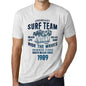 Mens Vintage Tee Shirt Graphic T Shirt Surf Team 1989 Vintage White - Vintage White / Xs / Cotton - T-Shirt