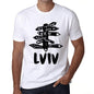 Mens Vintage Tee Shirt Graphic T Shirt Time For New Advantures Lviv White - White / Xs / Cotton - T-Shirt