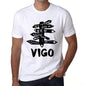Mens Vintage Tee Shirt Graphic T Shirt Time For New Advantures Vigo White - White / Xs / Cotton - T-Shirt