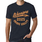 Mens Vintage Tee Shirt Graphic T Shirt Warriors Since 2025 Navy - Navy / Xs / Cotton - T-Shirt