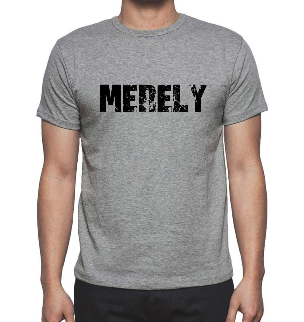 Merely Grey Mens Short Sleeve Round Neck T-Shirt 00018 - Grey / S - Casual