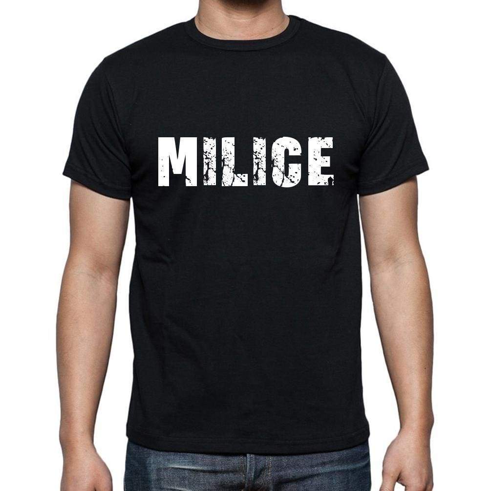 milice, French Dictionary, <span>Men's</span> <span>Short Sleeve</span> <span>Round Neck</span> T-shirt 00009 - ULTRABASIC