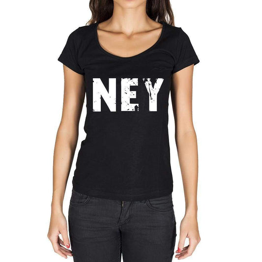 ney, German Cities Black, <span>Women's</span> <span>Short Sleeve</span> <span>Round Neck</span> T-shirt 00002 - ULTRABASIC