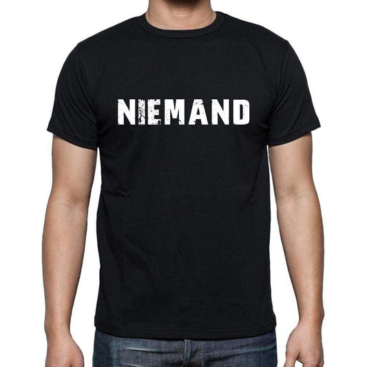 Niemand Mens Short Sleeve Round Neck T-Shirt - Casual