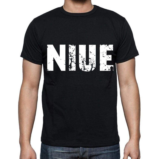 Niue T-Shirt For Men Short Sleeve Round Neck Black T Shirt For Men - T-Shirt