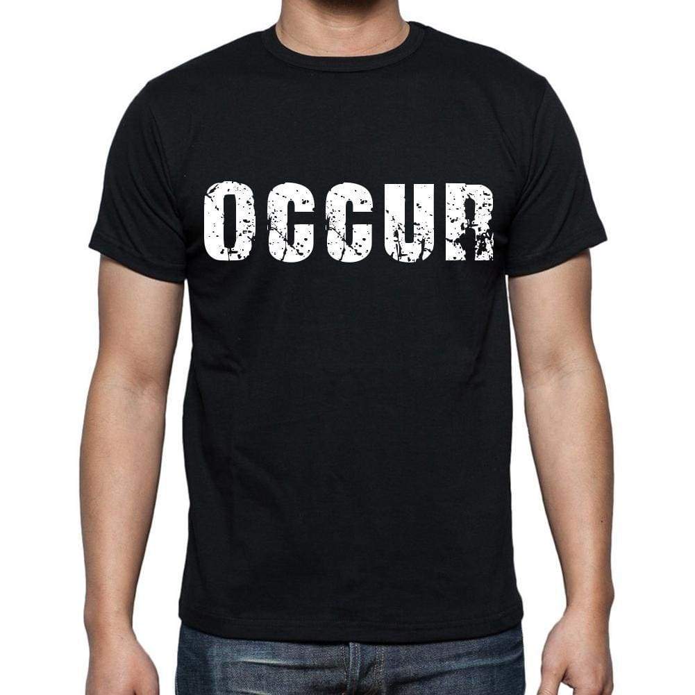 Occur Mens Short Sleeve Round Neck T-Shirt Black T-Shirt En