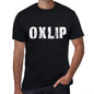 Oxlip Mens Retro T Shirt Black Birthday Gift 00553 - Black / Xs - Casual