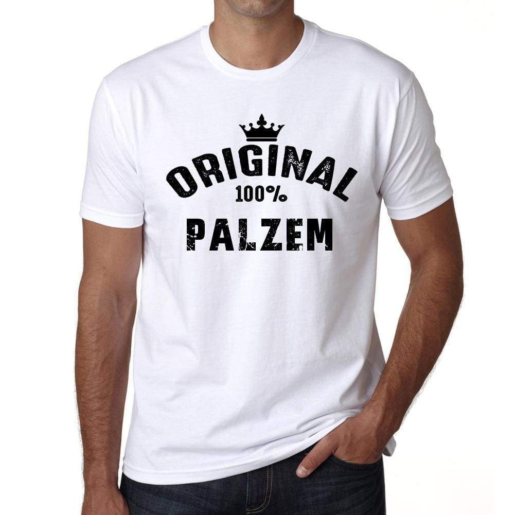 Palzem Mens Short Sleeve Round Neck T-Shirt - Casual