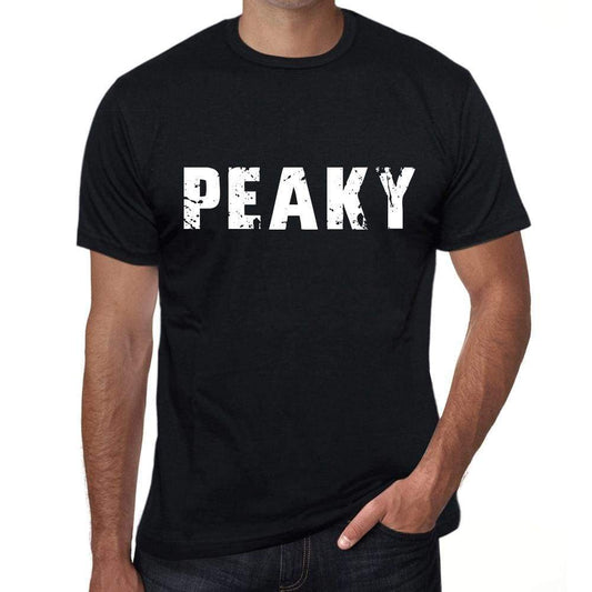 Peaky Mens Retro T Shirt Black Birthday Gift 00553 - Black / Xs - Casual