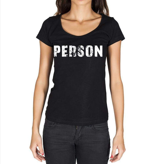 Person Womens Short Sleeve Round Neck T-Shirt - Casual