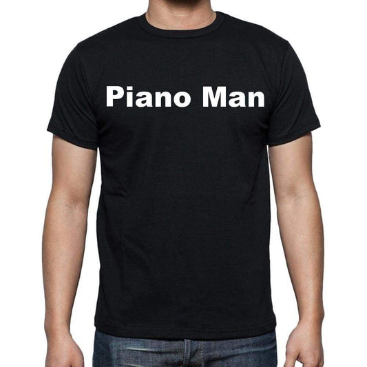 Piano Man Mens Short Sleeve Round Neck T-Shirt - Casual