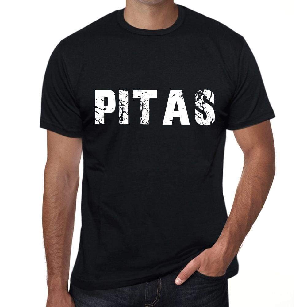 Pitas Mens Retro T Shirt Black Birthday Gift 00553 - Black / Xs - Casual