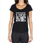 Private Like Me Black Womens Short Sleeve Round Neck T-Shirt - Black / Xs - Casual