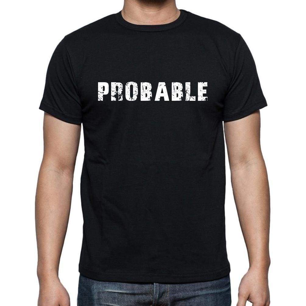 Probable Mens Short Sleeve Round Neck T-Shirt - Casual