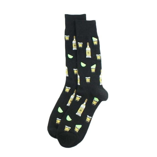 Creative Food Animal Socks Combed Cotton Funny Socks Men Novelty Design Plane Dinosaur Crew Skateboard Socks Calcetines Hombre