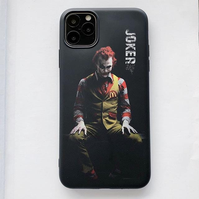 Joker Soft TPU Case For iPhone 11 Pro MAX XR X Case Silicone Case for iPhone XS Max 7 Plus 8 Plus 7Plus Phone Cover Capa