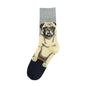 Adult Mid Calf Crew Fashion Funny Socks Chimpanzee Pug Bull Bulldog Sloth Snail Boston Terrier Monkey Dog Puppy Animal Dropship