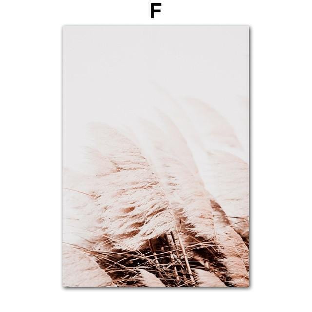 Farm Plant Flower Leaves Wheat Landscape Wall Art Canvas Painting Nordic Posters And Prints Wall Pictures For Living Room Decor