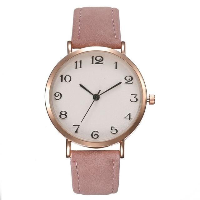 2020 Style Fashion Women's Luxury Leather Band Analog Quartz WristWatch Golden Ladies Watch Women Dress Reloj Mujer Black Clock