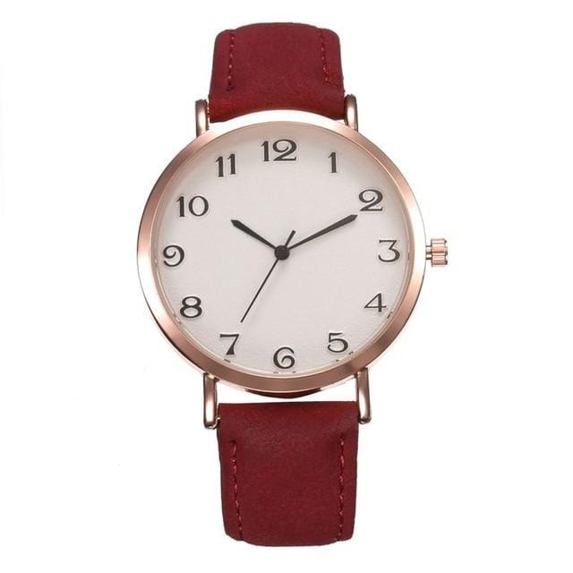 2020 Style Fashion Women's Luxury Leather Band Analog Quartz WristWatch Golden Ladies Watch Women Dress Reloj Mujer Black Clock