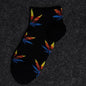 spring and autumn casual long paragraph weed boat socks Fashion comfortable high quality cotton socks leaf maple leaves