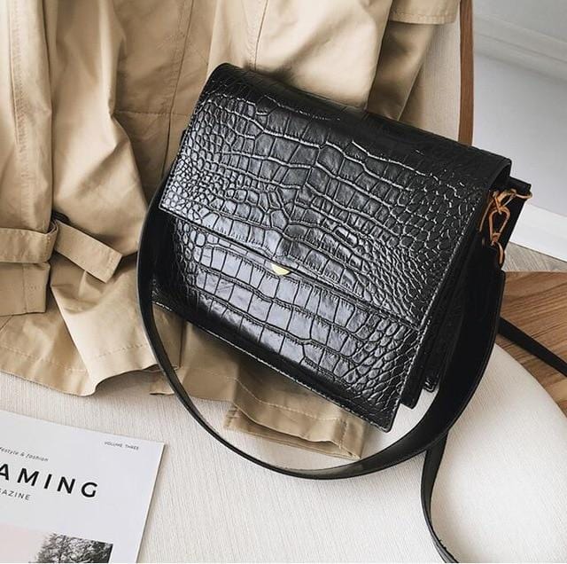 European Fashion Simple Women's Designer Handbag 2018 New Quality PU Leather Women Tote bag Alligator Shoulder Crossbody Bags