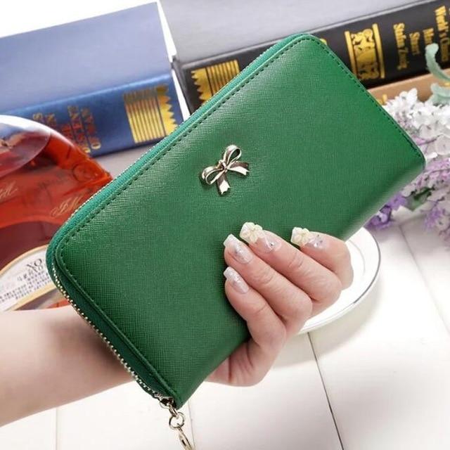 Long Women's Wallet Female Purses Tassel Coin Purse Card Holder Wallets Female Pu Leather Clutch Money Bag Pu Leather Wallet