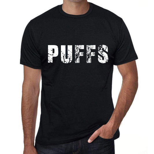 Puffs Mens Retro T Shirt Black Birthday Gift 00553 - Black / Xs - Casual