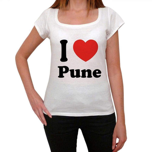 Pune T shirt woman,traveling in, visit Pune,Women's Short Sleeve Round Neck T-shirt 00031 - Ultrabasic