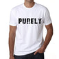 purely Mens T shirt White Birthday Gift 00552 - ULTRABASIC