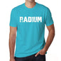 Radium Mens Short Sleeve Round Neck T-Shirt - Blue / S - Casual