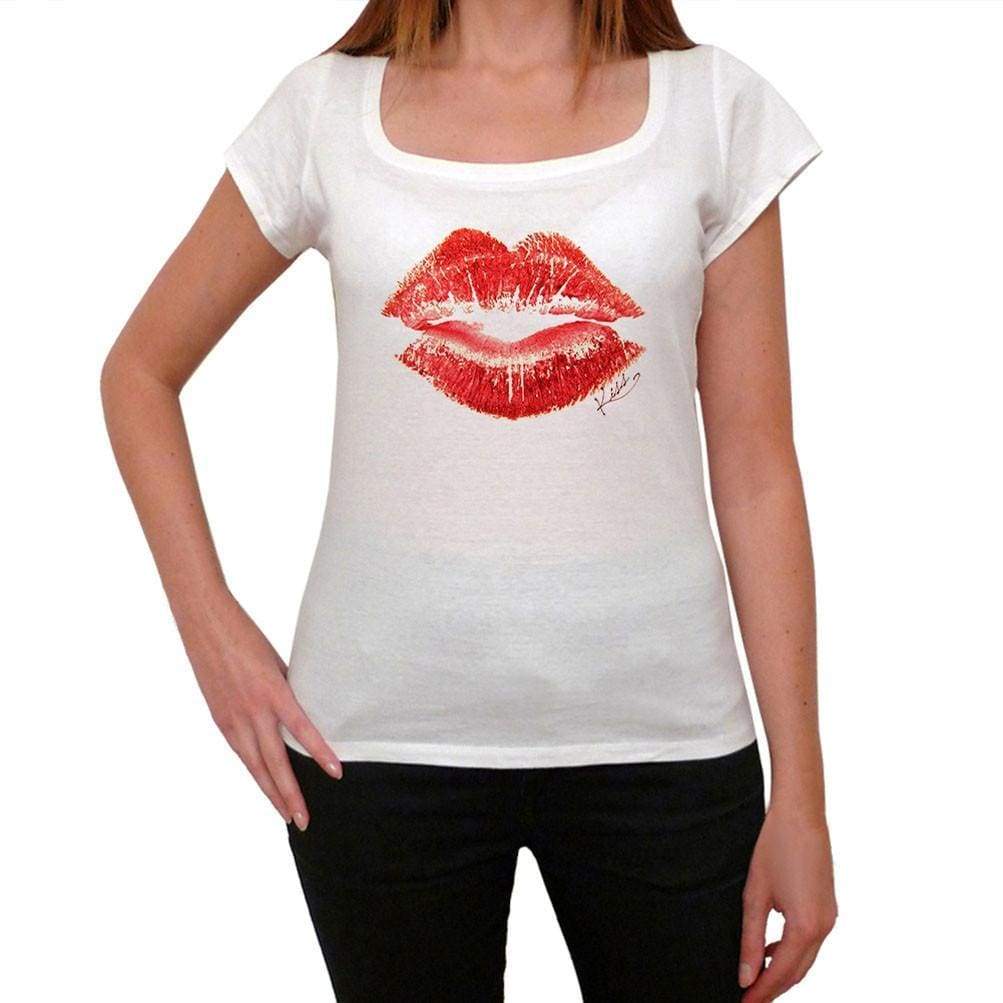 Red Kiss T-shirt for women,short sleeve,cotton tshirt,women t shirt,gift - Cleomenes